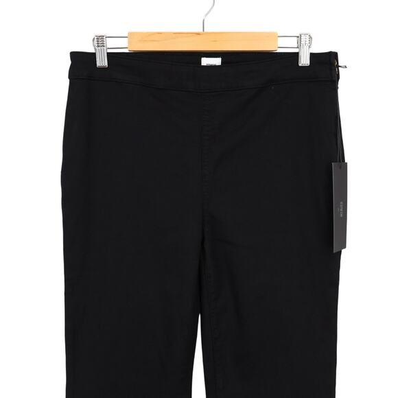 NWT Edwin Lark Pull-On Mid-Rise Flare Jean Stretch Side-Zip Black Size 32 - Picture 3 of 7